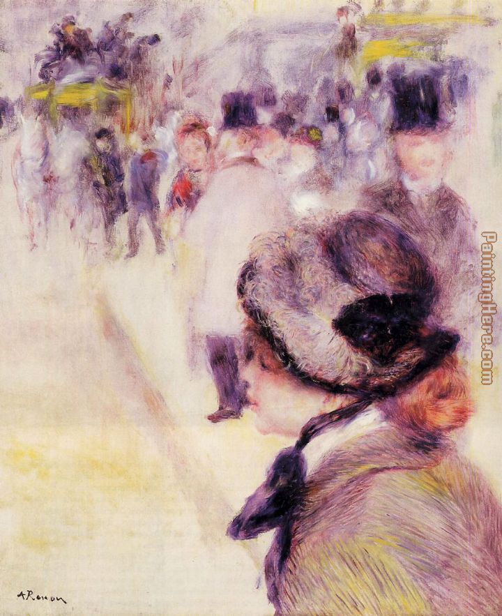 place clichy place Cliche painting - Pierre Auguste Renoir place clichy place Cliche art painting